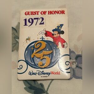Walt Disney World Guest of Honor Badge Sticker